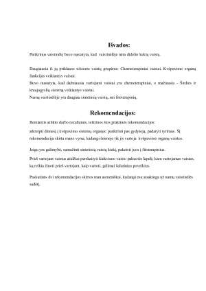 Namų vaistinėlė vaistai. Paveikslėlis 7