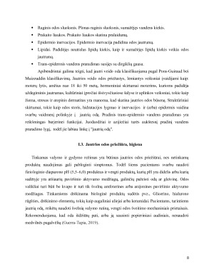 JAUTRIOS VEIDO ODOS POKYČIAI ATLIEKANT RAMINANČIASSTIPRINANČIAS PROCEDŪRAS. Paveikslėlis 8