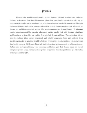 KLIMATO KAITOS KELIAMI POKYČIAI EKOSISTEMOSE IR JŲ ĮTAKA GENETINEI CHARAKTERISTIKAI. Paveikslėlis 3