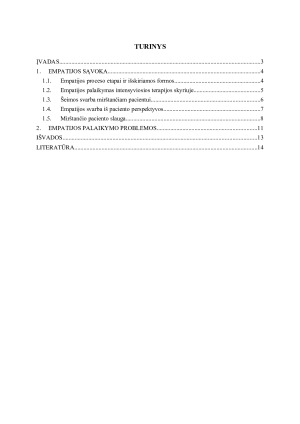 EMPATIJOS SVARBA SLAUGANT MIRŠTANTĮ PACIENTĄ, INTENSYVIOSIOS TERAPIJOS SKYRIUJE. Paveikslėlis 2