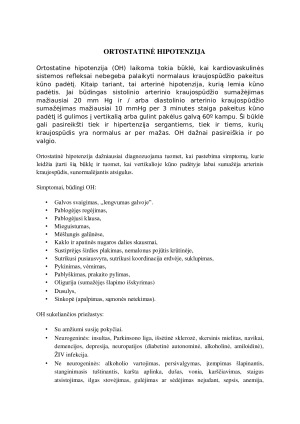 ORTOSTATINĖS HIPOTENZIJOS PREVENCIJA. Paveikslėlis 3