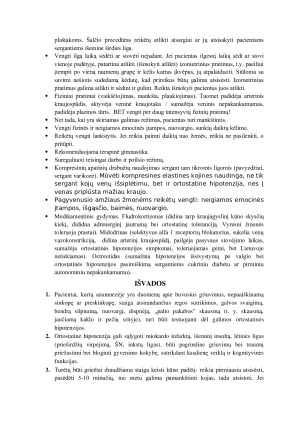 ORTOSTATINĖS HIPOTENZIJOS PREVENCIJA. Paveikslėlis 8