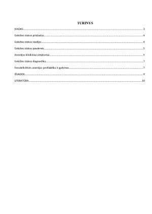 ANEMIJOS SINDROMAS IR FERODEFICITINĖ ANEMIJA. BŪKLĖS VERTINIMAS. Paveikslėlis 2