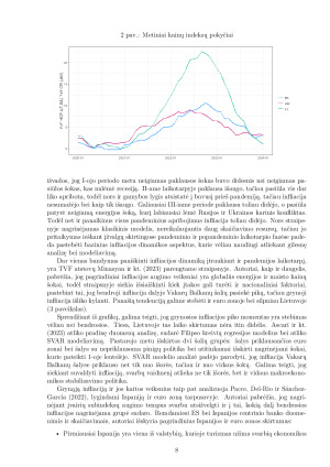 Popandeminės infliacijos ekonometrinis modeliavimas. Paveikslėlis 9