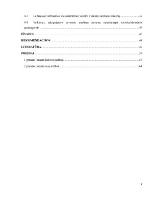 Sociokultūrinių veiklų organizavimas vyresnio amžiaus asmenų globos įstaigose. Paveikslėlis 3