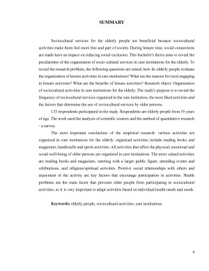 Sociokultūrinių veiklų organizavimas vyresnio amžiaus asmenų globos įstaigose. Paveikslėlis 5