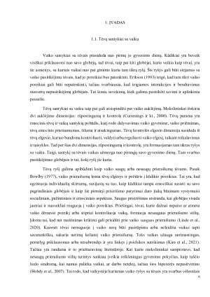 Moterų santykiai su savo tėvais, pagarba sau bei saviveiksmingumas. Paveikslėlis 6