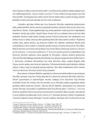 LEVO KARSAVINO POLITIKOS SAMPRATA. Paveikslėlis 7