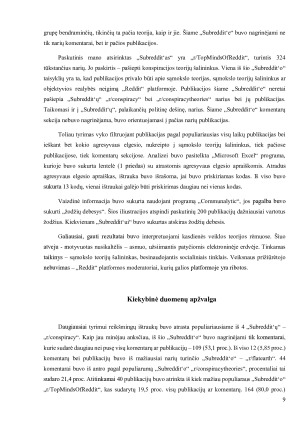 Patyčios elektroninėje erdvėje prieš sąmokslo teorijų šalininkus. Paveikslėlis 9