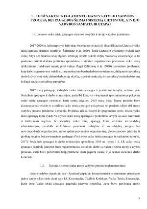 Socialinio darbo su šeima, taikant atvejo vadybą, proceso reglamentavimas - tarp įgalinimo ir nugalinimo. Paveikslėlis 7