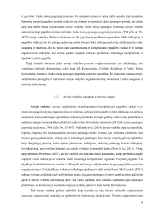 Socialinio darbo su šeima, taikant atvejo vadybą, proceso reglamentavimas - tarp įgalinimo ir nugalinimo. Paveikslėlis 9