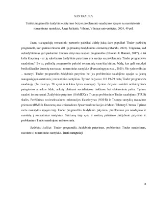 Tinder programėlės žaidybinio patyrimo bei jos probleminio naudojimo sąsajos su nuostatomis į romantinius santykius. Paveikslėlis 3