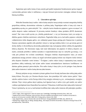 NAFTOS RINKOS KAINŲ POVEIKIS VALSTYBIŲ AGRESIJAI. RUSIJOS ATVEJIS. Paveikslėlis 7