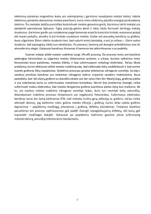 Grafeno ant Sc2O3 fotolitografija. Paveikslėlis 7