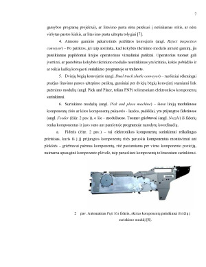 SURINKIMO LINIJOS DARBO CIKLO ĮVERTINIMAS PAGAL MONTUOJAMOS PLOKŠTĖS YPATYBES IR PATEIKTŲ KOMPONENTŲ SĄRAŠĄ. Paveikslėlis 7