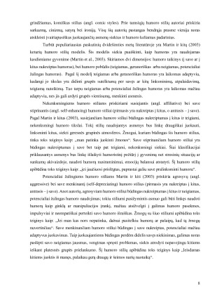 Agresyvus memų humoras - tariamas žinutės siuntėjas ir memo agresyvumo bei juokingumo vertinimas. Paveikslėlis 8