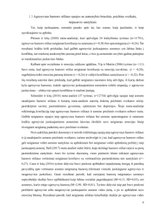 Agresyvus memų humoras - tariamas žinutės siuntėjas ir memo agresyvumo bei juokingumo vertinimas. Paveikslėlis 9