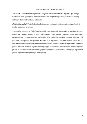 KARLO ŠMITO LEGITIMUMO SAMPRATA. INSTITUCINIO TEISINIO MĄSTYMO TIPO PRIEIGA. Paveikslėlis 4