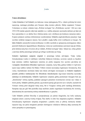 KARLO ŠMITO LEGITIMUMO SAMPRATA. INSTITUCINIO TEISINIO MĄSTYMO TIPO PRIEIGA. Paveikslėlis 6