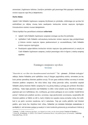 KARLO ŠMITO LEGITIMUMO SAMPRATA. INSTITUCINIO TEISINIO MĄSTYMO TIPO PRIEIGA. Paveikslėlis 8