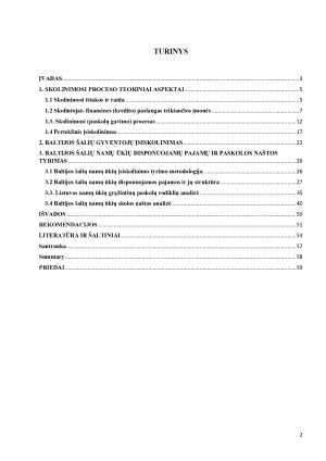 GYVENTOJŲ ĮSISKOLINIMO ANALIZĖ LIETUVOJE IR KITOSE BALTIJOS ŠALYSE. Paveikslėlis 2
