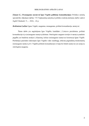 (NE)SAUGUMO NARATYVAI IGNO VĖGĖLĖS POLITINĖJE KOMUNIKACIJOJE. Paveikslėlis 3