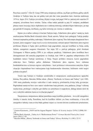 TURKIJOS IR GRAIKIJOS SANTYKIŲ AIŠKINIMAS XX A. PABAIGOJE- XXI A. PRADŽIOJE ENERGETINĖS PRIKLAUSOMYBĖS KONTEKSTE. Paveikslėlis 8