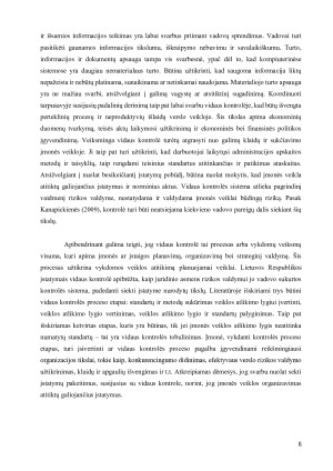 VIDAUS KONTROLĖS REIKALAVIMŲ PRIVAČIAME IR VIEŠAJAME SEKTORIUOSE POKYČIŲ VERTINIMAS. Paveikslėlis 8