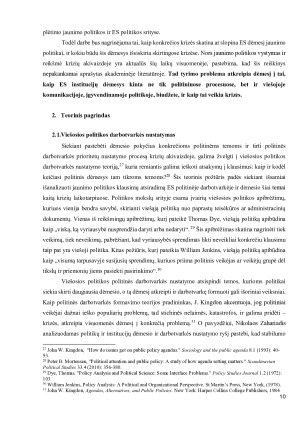 ES INSTITUCIJŲ DĖMESIO JAUNIMO POLITIKAI POKYTIS KRIZIŲ AKIVAIZDOJE. Paveikslėlis 10