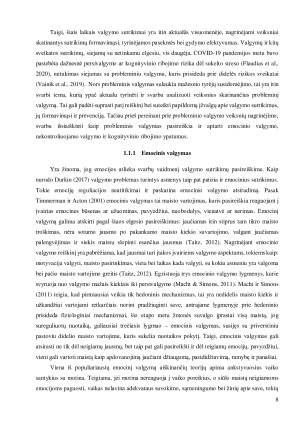 Probleminio valgymo elgesio, streso įveikos bei interneto naudojimo sąsajos. Paveikslėlis 8