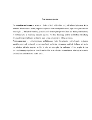 Profesinio perdegimo patyrimas - praktikuojančių psichoterapeutų perspektyva. Paveikslėlis 6
