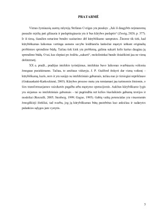 Ar tėvai atpažįsta vaikų kūrybiškumą. Pradinių klasių mokinių ir jų tėvų kūrybiškumo vertinimo dermė. Paveikslėlis 5