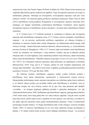 Ar tėvai atpažįsta vaikų kūrybiškumą. Pradinių klasių mokinių ir jų tėvų kūrybiškumo vertinimo dermė. Paveikslėlis 7