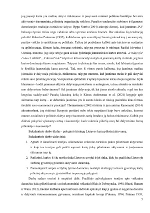 Skirtingų Lietuvos gyventojų kartų pilietinio aktyvumo analizė. Paveikslėlis 5
