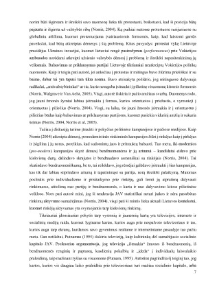 Skirtingų Lietuvos gyventojų kartų pilietinio aktyvumo analizė. Paveikslėlis 7