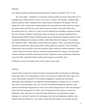 Fono įtaka povaizdžių suvokimui. Paveikslėlis 3