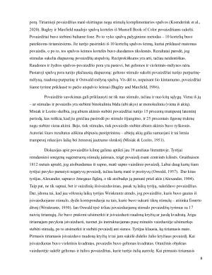 Fono įtaka povaizdžių suvokimui. Paveikslėlis 8