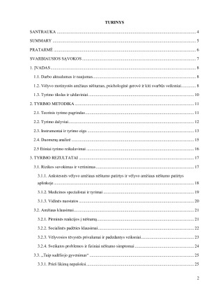 Vėlyvo motinystės amžiaus nėštumo patirtys ir psichologinė gerovė. Paveikslėlis 2