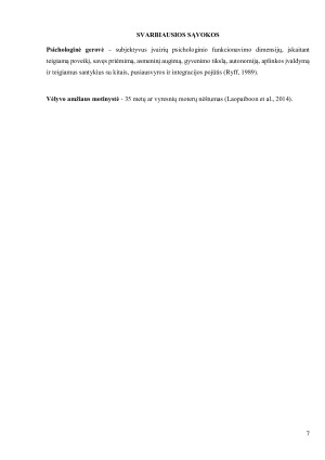 Vėlyvo motinystės amžiaus nėštumo patirtys ir psichologinė gerovė. Paveikslėlis 7