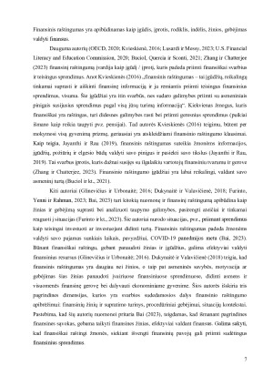 LIETUVOS VYRESNIOJO AMŽIAUS ŽMONIŲ FINANSINIS RAŠTINGUMAS SKAITMENINĖS BANKININKYSTĖS IR ŠIUOLAIKINIŲ FINANSINIŲ SISTEMŲ KONTEKSTE. Paveikslėlis 7