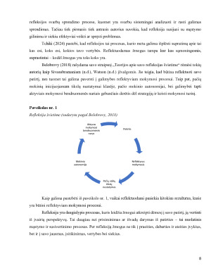 Vaikų refleksijų metodų įvairovė ikimokyklinėje ugdymo įstaigoje. Paveikslėlis 8