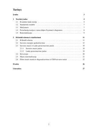 BESIMAIŠANČIU˛ FERMIONU˛ LAUKU˛ RENORMALIZACIJA B. KNIEHL SCHEMOJE. Paveikslėlis 2