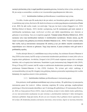 Jaunų suaugusiųjų supratimo, kad pervertino savo žinias, poveikis jų intelektualiniam kuklumui. Paveikslėlis 10