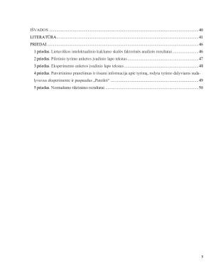 Jaunų suaugusiųjų supratimo, kad pervertino savo žinias, poveikis jų intelektualiniam kuklumui. Paveikslėlis 3