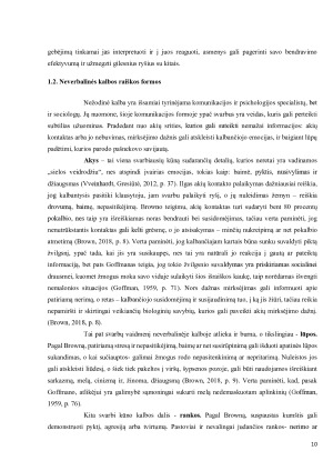 Nežodinės kalbos ir lyčių vaidmenų raiškos įtaka sprendimų priėmime - Lietuvos politikų analizė. Paveikslėlis 10