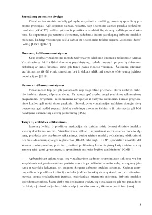 Konvoliucinių neuroninių tinklų rezultatų analizė remiantis vizualizacijos metodai. Paveikslėlis 8