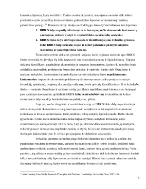 BRICS ŠALIŲ NACIONALINIŲ PREFERENCIJŲ (NE)SUDERINAMUMAS EKONOMINIO BENDRADARBIAVIMO BEI SAUGUMO KLAUSIMAIS. Paveikslėlis 9