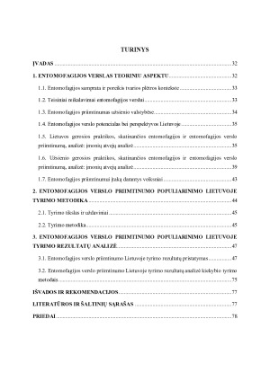 ENTOMOFAGIJOS VERSLO PRIIMTINUMO POPULIARINIMAS LIETUVOJE. Paveikslėlis 2