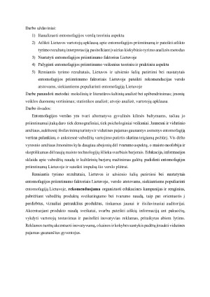 ENTOMOFAGIJOS VERSLO PRIIMTINUMO POPULIARINIMAS LIETUVOJE. Paveikslėlis 4