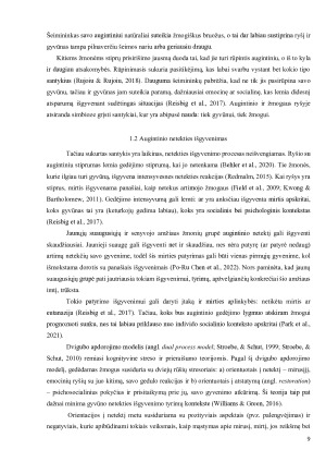 Jaunųjų suaugusiųjų naminio gyvūno netekties patyrimas. Paveikslėlis 9